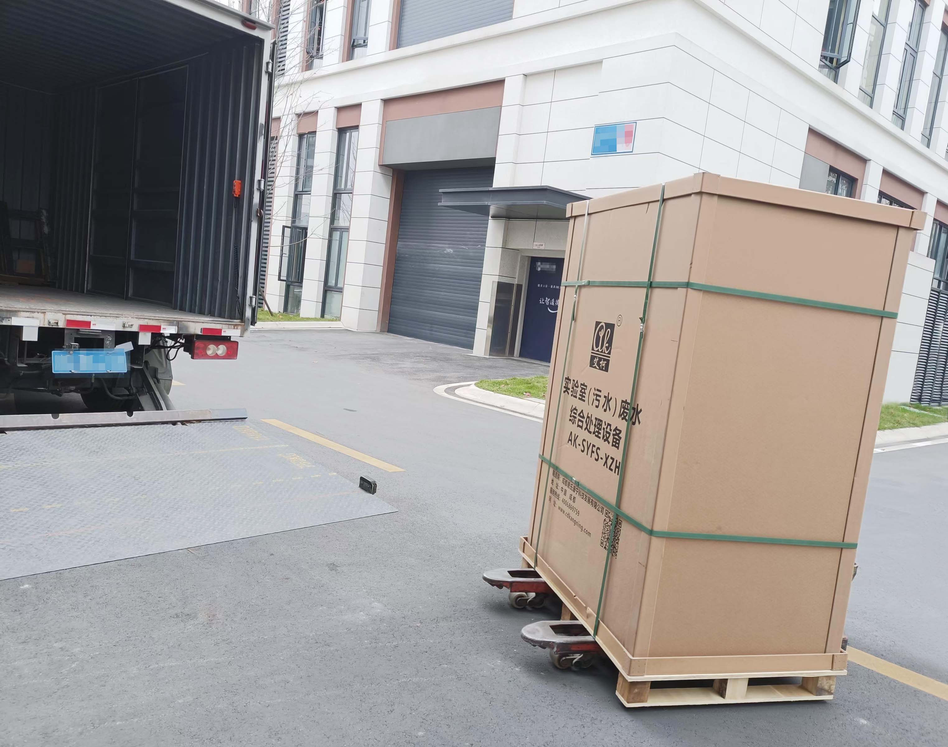 每天處理量100L的實驗室廢液處理設(shè)備發(fā)貨中，目的地敦煌市疾病預(yù)防控制中心插圖1